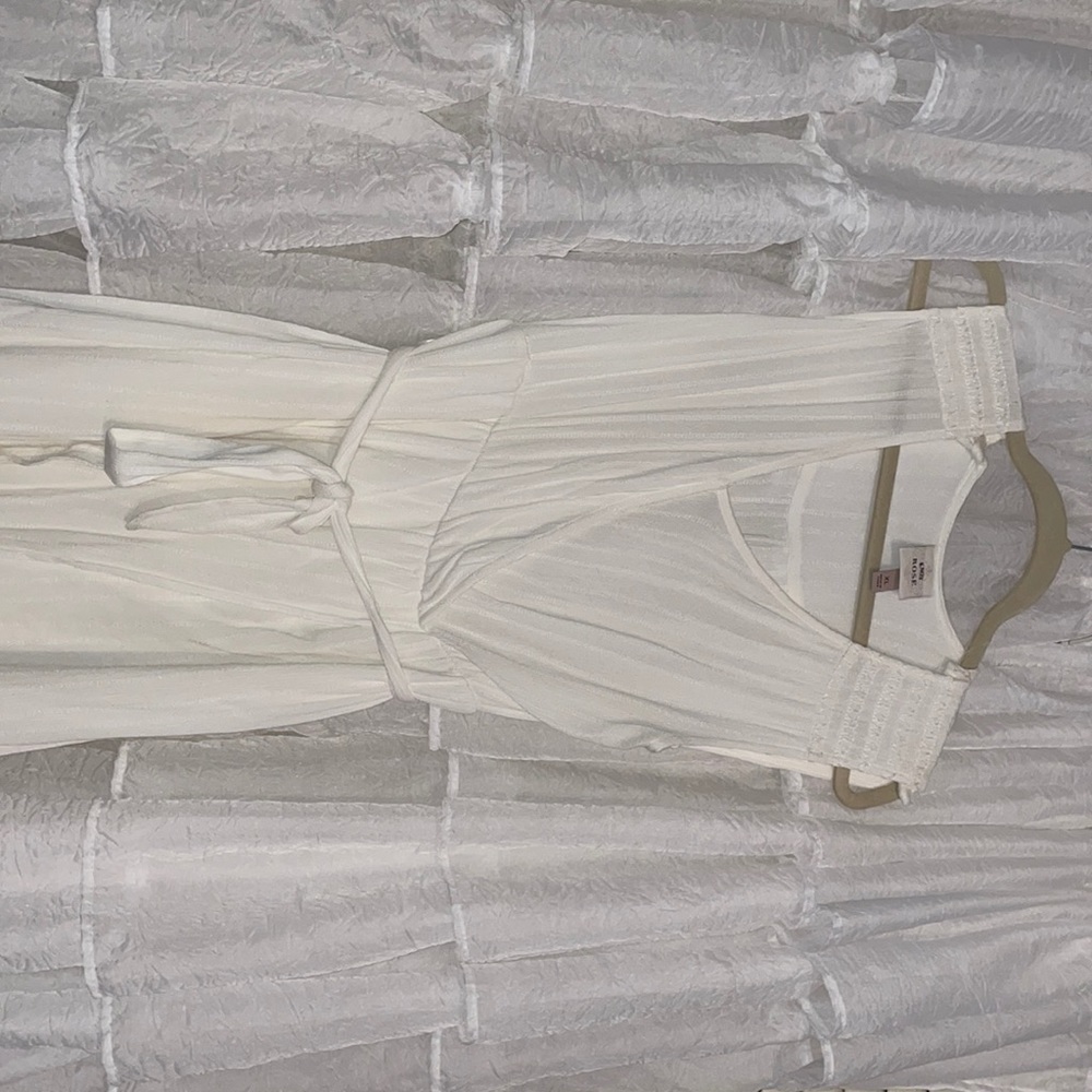 White spring gypsy dress